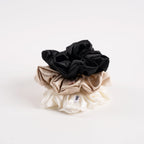 THE PLUSH SILK SCRUNCHIES